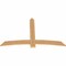Ekena Millwork Bellingham Timber Gable Bracket, Western Red Cedar, 72"W x 45"H x 1 1/2"D x 5 1/2"F, 15/12 Pitch GBW072X45X0206BEL00SWR - alternate 2